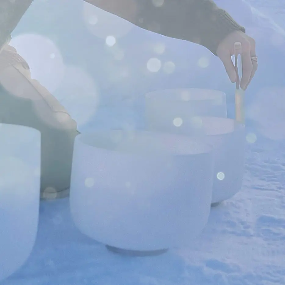 Experience meditation sound and reverberation on Matanuska Glacier during an Alaska Glacier Tour copy