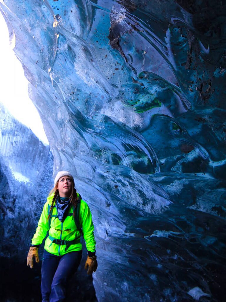 blue ice glacier near anchorage visit matanuska glacier