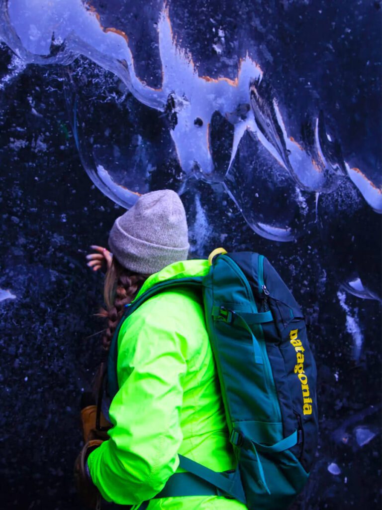 what is blue ice on a glacier